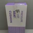 Cushion Lab Patented Pressure Relief Seat Cushion for Long Sitting Hours on Office & Home Chair - Extra-Dense Memory Foam for Soft Support. Car Pad for Hip, Tailbone, Coccyx, Sciatica - Black