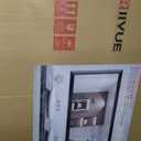 CIRCUMI Black Bathroom Mirror, 30"x60" Rectangular Mirror with Deep Metal Frame, Brushed Finish, Tempered Glass, Large Mirror for Wall, Over 2 Sinks, Installed Vertically/Horizontally, Crystal-Clear (Squared Corner Black)