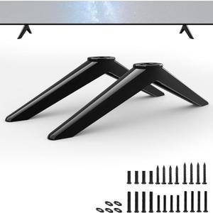 TV Base Stand for Philips TV Legs, for Philips TV Base Stand 32PFL4664/F7 43PFL4662/F7 43PFL4775/F7 50PFL4662/F7 50PUL7672/F7 55PFL5602/F7 55PFL5766/F7 65PFL5703/F7 with Screws, Black