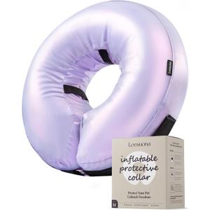 Inflatable Dog Cone Collar - Donut Collar Recovery ECollar Alternative After Surgery - Soft Dog Cone for Dogs, M