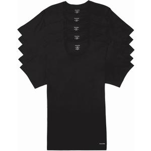 Calvin Klein Men's Cotton Classics 5-Pack Undershirts (Large)