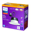 Philips LED Downlight 1 Pack, 50W Equivalent 4 inch Retrofit Recessed Lighting, Soft White (2700K), Dimmable