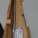 Ivilon Window Curtain Rod Decorative End Cap Design, 1 Inch Rod, 48 to 86 Inch. Chrome