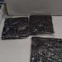 NexiEpoch 4 Pack Leggings for Women - High Waisted Tummy Control Soft Black Capri Yoga Pants with Pockets for Workout, Large-Xlarge, No Pockets, Black