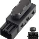 6 Way Power Seat Adjust Switch for Compatible with 2005-2015 Edge Escape Expedition Explorer Flex F150 F250 F350 F450 MKX, Replace OE 5F9T-14B709-AA, 9L3Z14A701A, SW605, PSW550