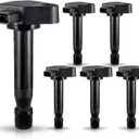 ENA Set of 6 Ignition Coil Pack 3.0L 3.2L 3.5L Compatible with Acura Honda 2001 2002 2003 2004 2005 2006 2007 2008 Accord 2009 2010 Odyssey CL RL TL 3.0L 3.2L 3.5L Coils for UF242 C1221 30520P8EA01