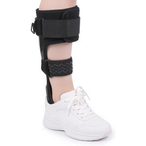 Medical AFO Foot Drop Brace Ankle Foot Orthosis Drop Foot Stabilizer Support for Walking with Shoe for Men and Women for Stroke, MS, Hemiplegia Foot Drop, ALS (XL-Right)