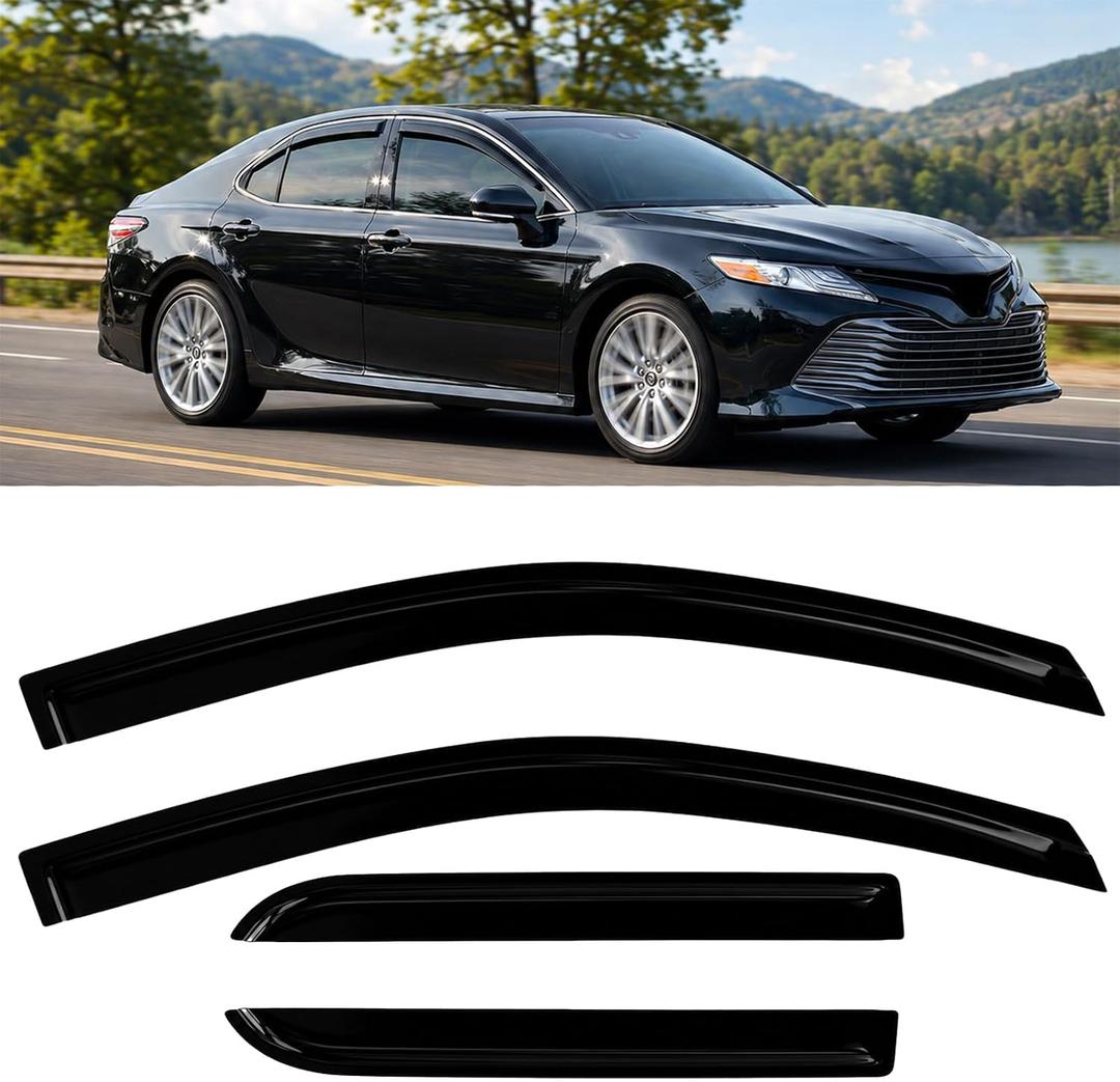 4PC Window Visors Rain Guards for 2018-2024 Toyota Camry Sedan