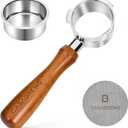 CASABREWS 51mm Bottomless Portafilter with Puck Screen & Filter Basket, 3 Ears Espresso Handle for CM5418 & 3700Essential