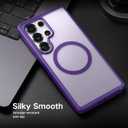 Maledan Magnetic for Samsung Galaxy S25 Ultra Case - Compatible with MagSafe S25 Ultra Case, Military-Grade Protection Phone Case for Galaxy S25 Ultra Accessories, Purple