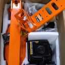 SuperHandy Log Splitter Portable 20 Ton Rapid Auto Return Ram System Bucher Gear Pump 7HP Engine Horizontal Full Beam Steel Wedge Firewood Splitting Forestry Harvesting (Orange)