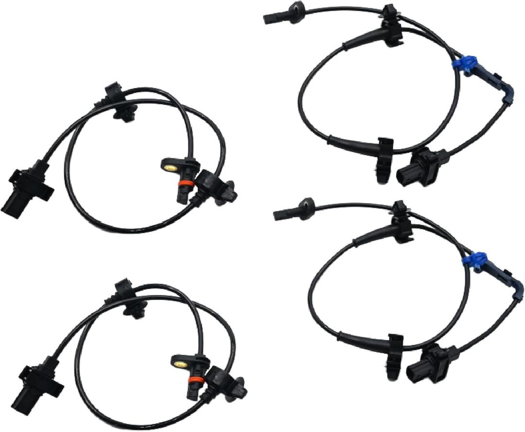 57455TR3A02 ABS Wheel Speed Sensor Front & Rear Side Replacement for Honda Civic 2012-2013, Replaces 57450TR3A02 57470TR0013 57475TR0013