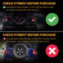 Full LED Tail Light Fit for Jeep Wrangler JL 2018-2024 (For Stock Halogen Model to Upgrade to FULL LED),Brighter Rear Light Set Brake Lamp Tail Lamp Assembly Replacement,Clear Lens