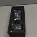 Andis 563616 Pro Foil Plus II Cordless Shaver, Gold Titanium Foils, Lithium Ion Battery, Includes USB-C Charging Stand, Black