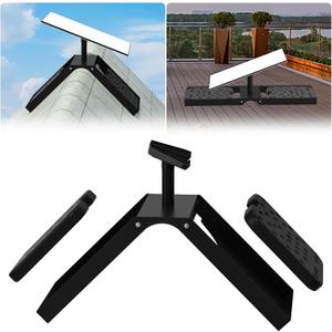 No Drill Starlink Roof Mount Gen 3 for Ridge/Flat Roof, Heavy Duty Adjustable Starlink Roof Ridge Mount with 13lbs Counterweight & Pipe Adapter, Weatherproof Easy Installation
