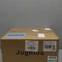 Rattan fandelier Ceiling Fans with Lights, Fandelier Chandelier Ceiling Fan and Remote,Boho,Flush Mount,Low Profile,for Bedroom,Living Room,(25.5 Inch,6 Speed