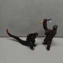 De-Lite Action Figures PVC Anime Movable Collectible Model Statue Toys (Monster Dinosaurs, 2 Pieces Set, Multicolour, 5-7Cm)