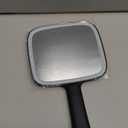 Famihomii Hand Mirror with 3 Light Color & Dimmable, Lighted Handheld Mirror, Lightweight & Durable, Portable & Hangable for Makeup Application, Hair Styling, Shaving, Battery Operated