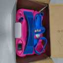 Nulink Electric Balloon Pump, Portable Electric Balloon Blower Machine Balloon Air Pump Dual Nozzle 110V 600W Balloon Inflator for Party Decorations (Rose red)