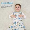 TotAha Toddler Sleep Sack with Feet 3t,TOG 0.5, Light and Soft Baby Wearable Blanket for Walkers, 2 Pack