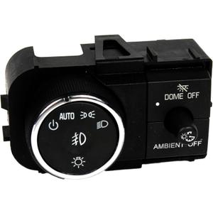 GM Genuine Parts 22899574 Ebony Headlamp Switch
