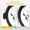 monTEK Swivel Bike Wall Mount  2 Pack Garage Bike Hanger & Space-Saving Vertical Bike Rack for Garage & Apartment, Sturdy Bike Storage Hook Holds 66 lbs, Easy Installation & Scratch-Proof Design