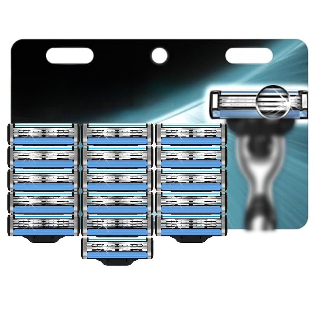 Mach 3 Razor Refills for Men, 16 Count Razor Blade Refills Compatible with Mach 3 razor blades refills