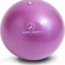 ProBody Pilates Small Exercise Ball - 9 Inch Workout Ball for Stability, Barre, Yoga, Core & Physical Therapy (Purple)