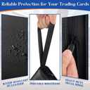 360 Pockets Toploader Binder, Trading Card Binder Storage,9 Pockets with Double-Sided Sleeves Fit for Baseball Cards MTC, TCG, Game Cards, Sports Card