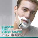 Gillette Mach3 Razor Blades for Men, 3-Blade Razor Refills, 15 Count