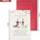 3 x Poem Father's Day Card for Dad, Heartfelt Father's Day Card Gift for Daddy, Happy Father's Day Card from Daughter Son, What is a Dad?, (Mix Postcards)