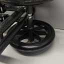 Drive Medical TR37E-SV Lightweight Folding Transport Wheelchair with Swing-Away Footrest, Silver