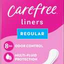 Carefree Panty Liners for Women, Regular, Unwrapped, Unscented, 120ct | Pantiliners, Carefree Liners, Daily Liners for Women, Light Periods and Leaks, 8-Hour Odor Control | 120ct 