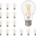 SYLVANIA LED TruWave Natural Series A19 Light Bulb, 60W Equivalent, Efficient 8W, Dimmable, Medium Base, 800 Lumens, Clear, 2700K, Soft White(40804), Daylight, 16 Count (Pack of 1)