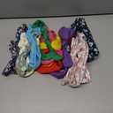 12 Pack Wild Floral Bow Headbands for Women Elastic Headwraps Hair Band Yoga Running Sports Knotted Hair Bands Stretchy Rabbit Ears Turban Fashion Sport Cute Hair Accessories