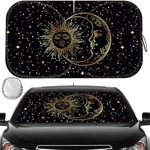 Windshield Sun Shade - Car Sun Shade Windshield, Reflector Sunshade Offers Ultimate Protection for Car Interior (55x31.5 inches)