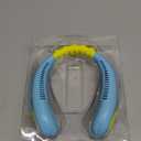 Kids Neck Fan, Portable Bladeless Fans for Kid 4-14Y Girls & Boys, 2600mAh USB Personal Mini Cooling Fan for Travel/Camping/Study, 4 Speeds, Lightweight, Compact, Perfect Summer Gifts for Kids (Blue)