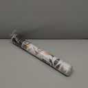 REDAMANCY Neutral Boho Gray Flower Leaves Modern Abstract Peel and Stick Wallpaper Vintage Wall Paper Stick on Contact Paper Easy Peel Off for nightstand Drawer Renter Friendly 17.7"x236"