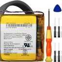 Battery Replacement Headphones Free Adhesive Tool, Rechargable Li-ion Polymer Battery 350mAh 1.29wh