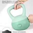 Soft Kettlebell, Safe Strength Training Kettle bell, Cushioned Impact-Resistant Base and Anti-Slip Grip Weight, Kettlebells Set for Home Workouts and Men/Women/Beginners,With Non-slip Gloves