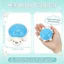Taba Turtle Squishy, Ultra Soft Silicone, Stress-Relief Squeeze Toy