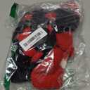 2 Pack Valentines Dog Sweater, Knit Pet Small Dog Sweater Holiday Valentines Day Outfit Clothes for Small Medium Large Dogs Pets (Red & Black, Medium)