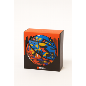AND1 Supreme Grip Official Regulation Size 7 (29.5 inches) Rubber Basketball - Deep Channel Construction Streetball, Made for Indoor Outdoor Games
