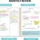 Monthly Planner 2025-2027, 2 Year Months Planner Calendar 2025-2027, July 2025 - June 2027, 7" x 10", 25-27 Monthly Calendar Planner, Perfect for School Office Home Planning - Color Splash