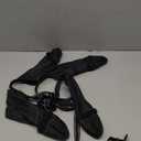 Waterproof Dog Boots -Dog Paw Protectors Dog Suspender Boots Anti-Slip Pet Shoes for Outdoor Walking, Reflective Stay-On, Dirt-Proof Comfortable Booties (Black, Large)