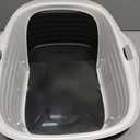Arm & Hammer Rimmed Cat Litter Box with High Sides and Microban, Made in USA
