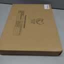 12"x16" Clear Acrylic Serving Tray with Golden Handles, Sturdy Huge Capacity Acrylic Tray for Coffee, Juice, Kitchen and Desk Organizer, Storage Tray (12"x16")