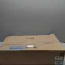 Flag Display Case - 5' x 9.5' Funeral & Military Flag Shadow Box with HD Tempered Glass and Wall Mount, Folded Triangle Flag Holder Frame for Veterans, Red