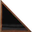 Flag Display Case: Flag Box Display Case - Triangle Shadow Boxes 17.29X8.65in