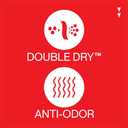 Champion Men's Athletic Short Sleeve T-Shirt, Standard Fit, Moisture Wicking, Anti Odor, Navy, X-Large Tall